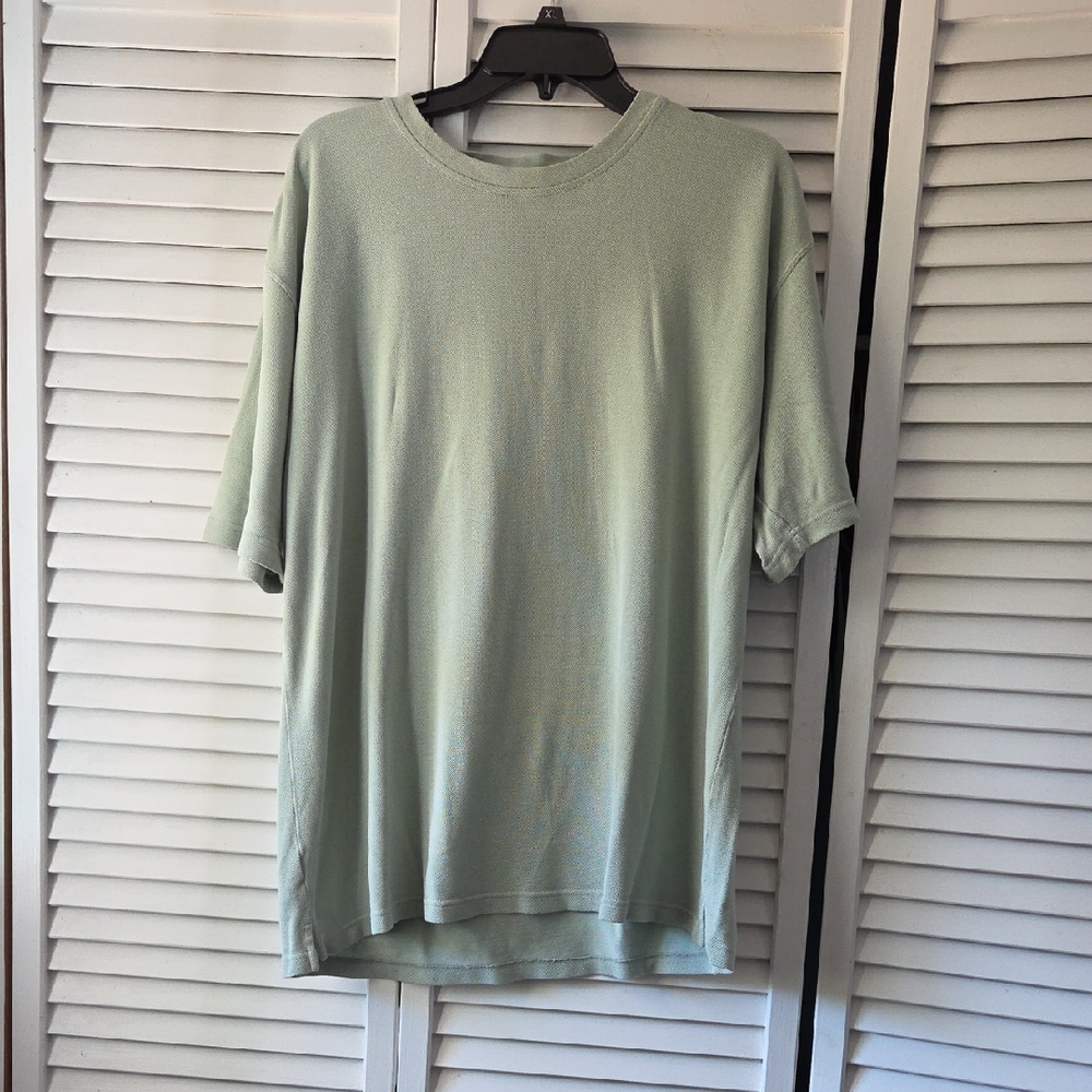 Tommy Bahama Sage Green Short Sleeve Tee Mens XL